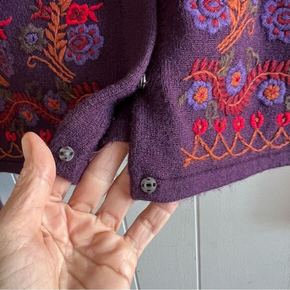 Vintage Y2K Free People Embroidered Cardigan - Picture 2 of 12